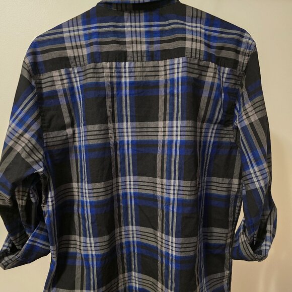 "for Him London" LONG SLEEVE PLAID SHIRT - Picture 2 of 3